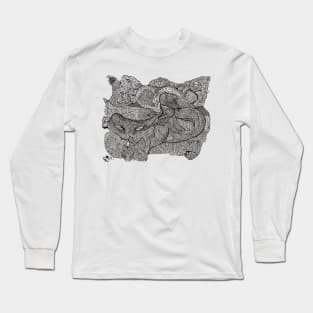 Vesica Piscis In the Sea Long Sleeve T-Shirt